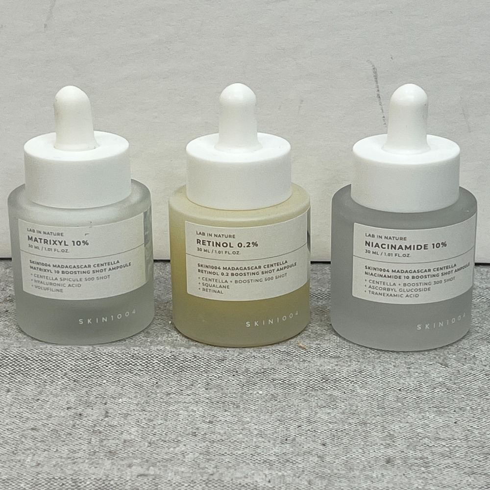 SKIN1004 Centella Boosting Shot Ampoule SET 3 NEW Retinol Niacinamide Matrixyl